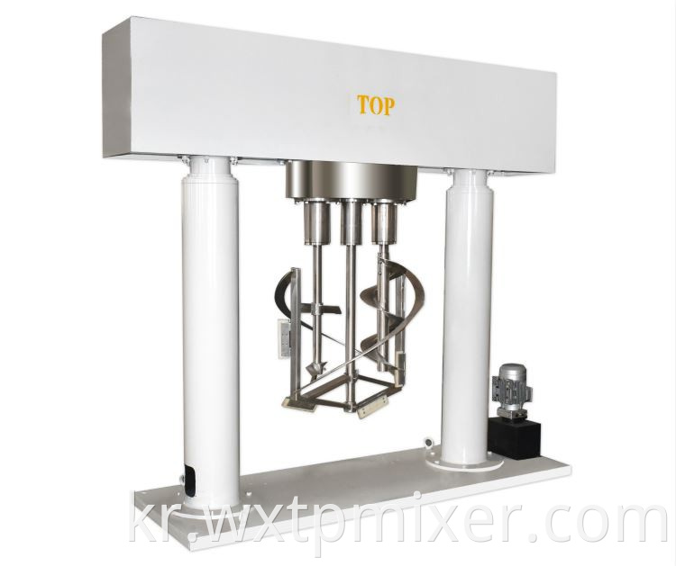 Three Axis Double Column Hydraulic Lift Dispersion Mixer2